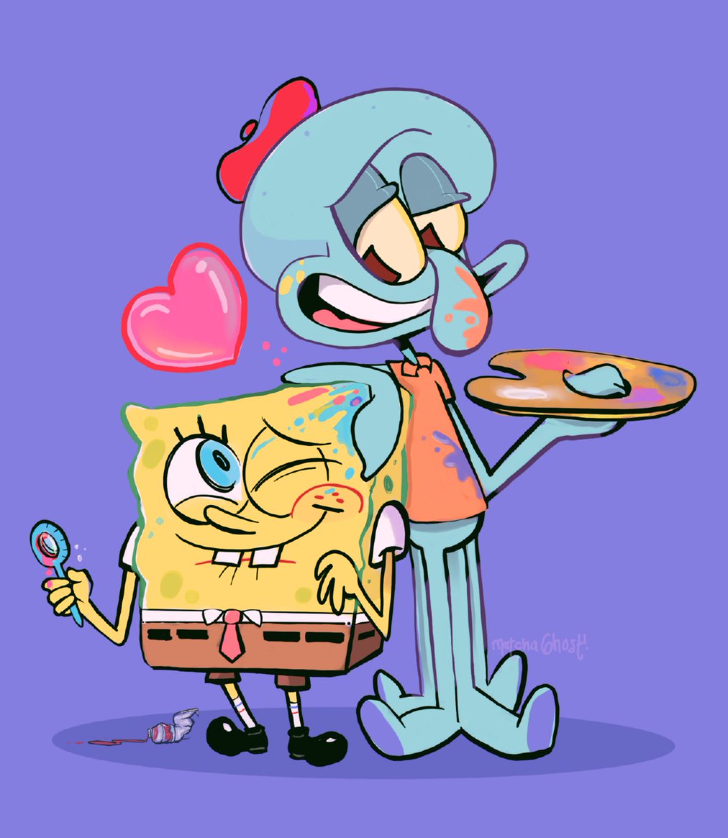 SpongePosting's tweet image. #squidbob #spongebob