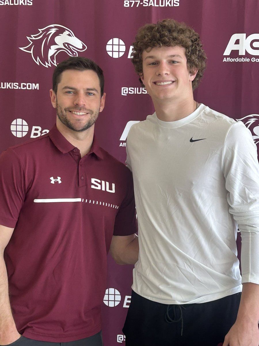 Dane Eisenmenger (@dan3isenmenger) on Twitter photo Had a fantastic Junior Day <a href="/SIU_Football/">Saluki Football</a>! Thanks to all the coaches and staff for the great experience, can’t wait to be back! <a href="/17NickHill/">Nick Hill</a> <a href="/CoachGrant_12/">Zach Grant</a> <a href="/UnityFootball/">UnityFootball</a> <a href="/ThrowItDeep/">Throw It Deep</a> Had a fantastic Junior Day <a href="/SIU_Football/">Saluki Football</a>! Thanks to all the coaches and staff for the great experience, can’t wait to be back! <a href="/17NickHill/">Nick Hill</a> <a href="/CoachGrant_12/">Zach Grant</a> <a href="/UnityFootball/">UnityFootball</a> <a href="/ThrowItDeep/">Throw It Deep</a>