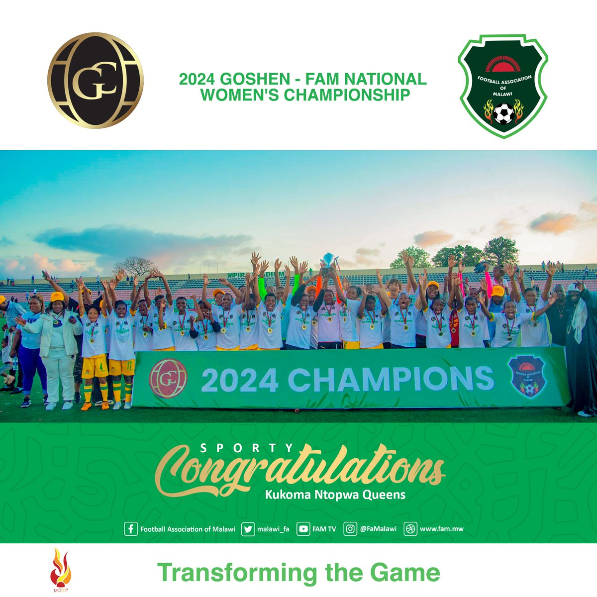 FamWomen's tweet photo. Congratulations Kukoma Ntopwa Queens https://t.co/ltXUgdVnzy