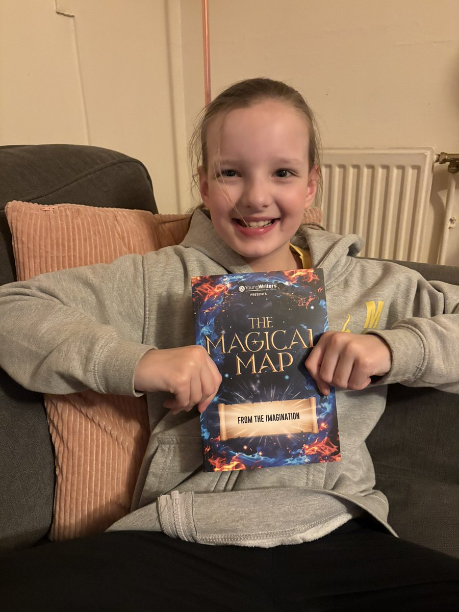 calijones's tweet photo. Just received a very special delivery. Isla’s short story has been published in the book “The Magical Map” published by Young writers. So very proud. Isla is such a wee soul with thee biggest imagination. Keep dreaming and writing 📝 https://t.co/a5OcqaPYEv