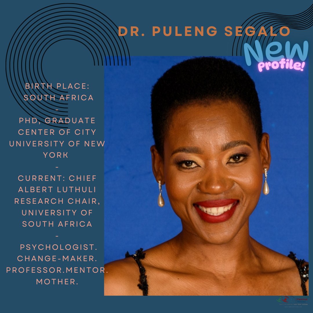 Psychology's Feminist Voices (@feministvoices) on Twitter photo 🌟 NEW PROFILE ALERT 🌟
🪡Stitching untold stories of trauma through embroidery, from apartheid’s shadows to groundbreaking work in de/colonial and gender-based trauma, Dr. <a href="/PulengSegalo/">Puleng Segalo</a> reimagines psychology through a decolonial- feminist lens.
👁️: feministvoices.com/profiles/pulen… 🌟 NEW PROFILE ALERT 🌟
🪡Stitching untold stories of trauma through embroidery, from apartheid’s shadows to groundbreaking work in de/colonial and gender-based trauma, Dr. <a href="/PulengSegalo/">Puleng Segalo</a> reimagines psychology through a decolonial- feminist lens.
👁️: feministvoices.com/profiles/pulen…