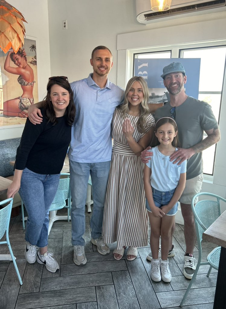 Big congrats to my guy <a href="/Coach_H1/">Carson Hollingsworth</a> &amp; Abby on their engagement today! Happy to be a part of the setup and making it happen! #Family <a href="/Jessbdale/">Jessica Lundy Barksdale</a>