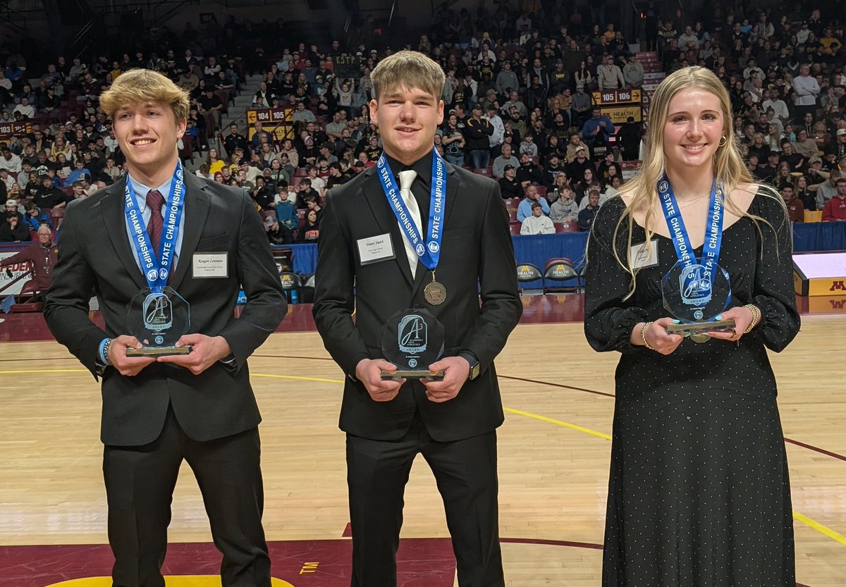 Academics, Arts, and Athletics.

Congratulations to the 2025 Triple 'A' Award finalists and winners, recognized today at the Boys Basketball State Tournament!