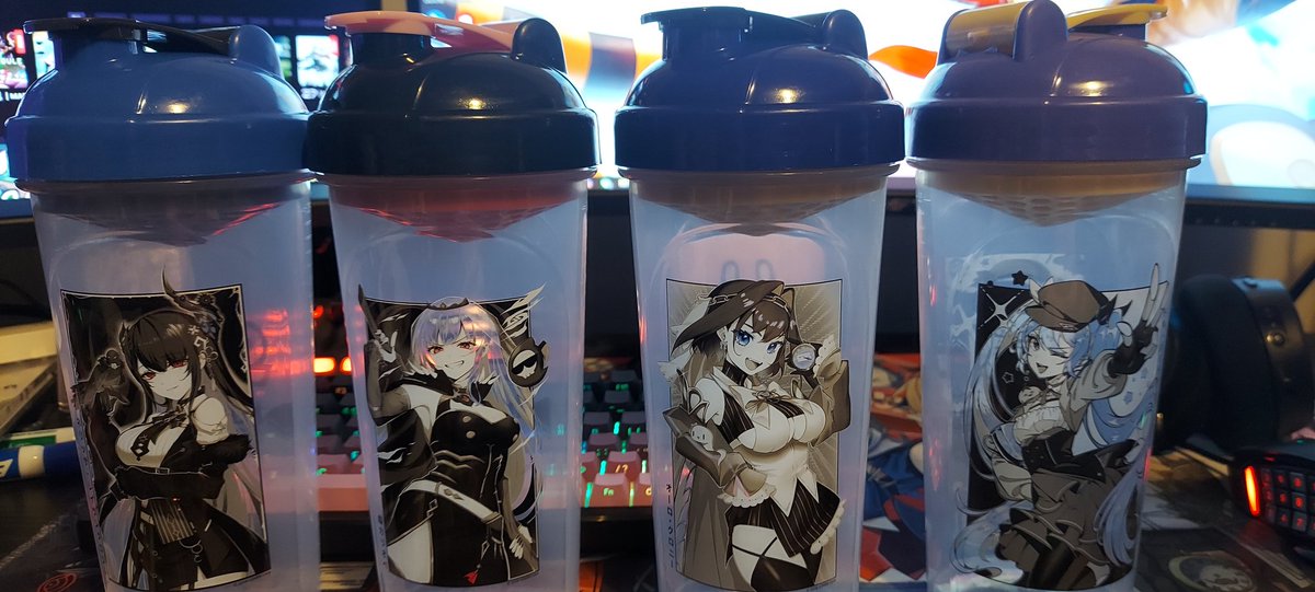 MetaZesh's tweet image. Let's goooo waifu cups came in today