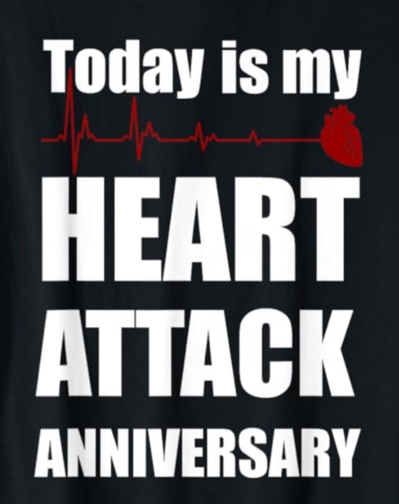 Today is my three year Heart Attack Anniversary! ❤️‍🩹 On 3-22-22 I suffered a heart attack on my way to work. I thank God everyday for another chance at life. #WidowmakerHeartAttack