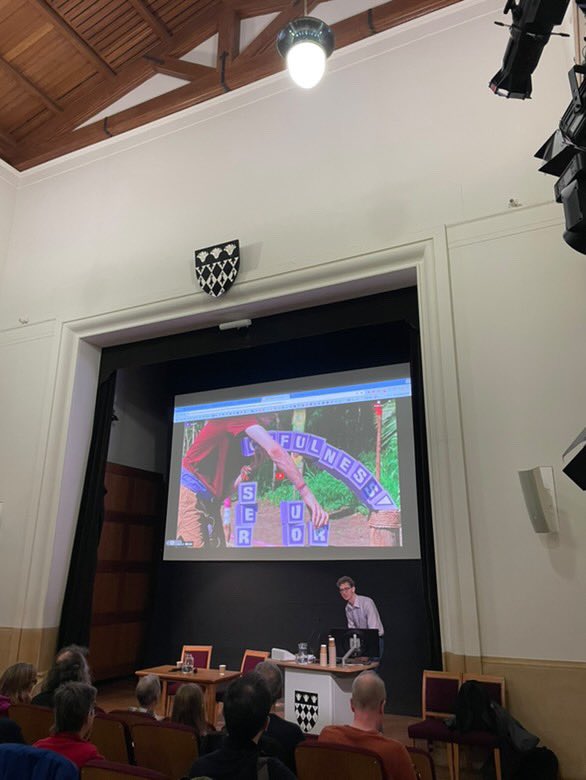 Honored to talk about puzzles on Survivor at the “Word ↔ Puzzles” conference at Magdalen College at <a href="/UniofOxford/">University of Oxford</a>. Thanks so much to <a href="/roddyhj/">Roddy HJ</a> for the invite and to <a href="/anthonyd46/">Anthony | SurvivorGIF.com</a> for helping with the clips.