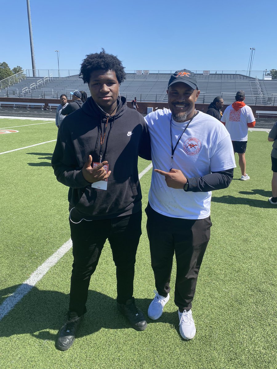 Donovanholmes__'s tweet image. Had a great visit @GoCamelsFB thank you @R_Amari_W13 for the invite to the spring game also want to thank my coach’s @CoachMMJohnson and @Coach_b_j . @919recruits @PrepRedzoneNC