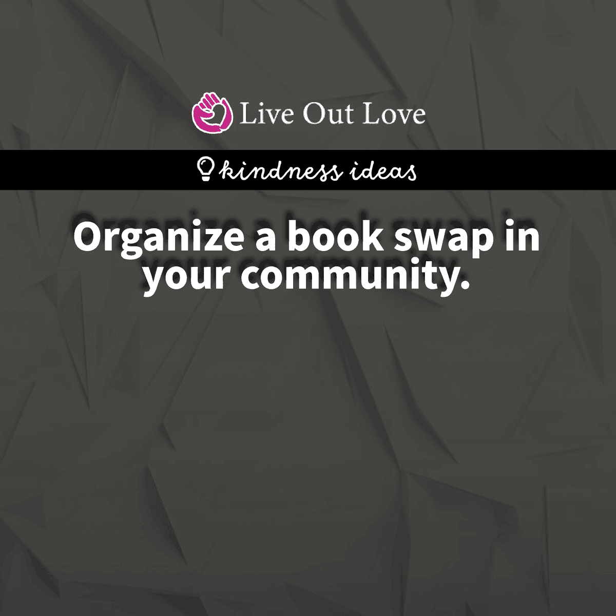 liveoutlovetw's tweet photo. Here's your daily kindness idea: Act on it, and share your thoughts below! #LiveOutLove #KindnessMatters #SpreadKindness #RandomActsOfKindness #BeKind #KindnessIsFree https://t.co/sGrMOEoirI