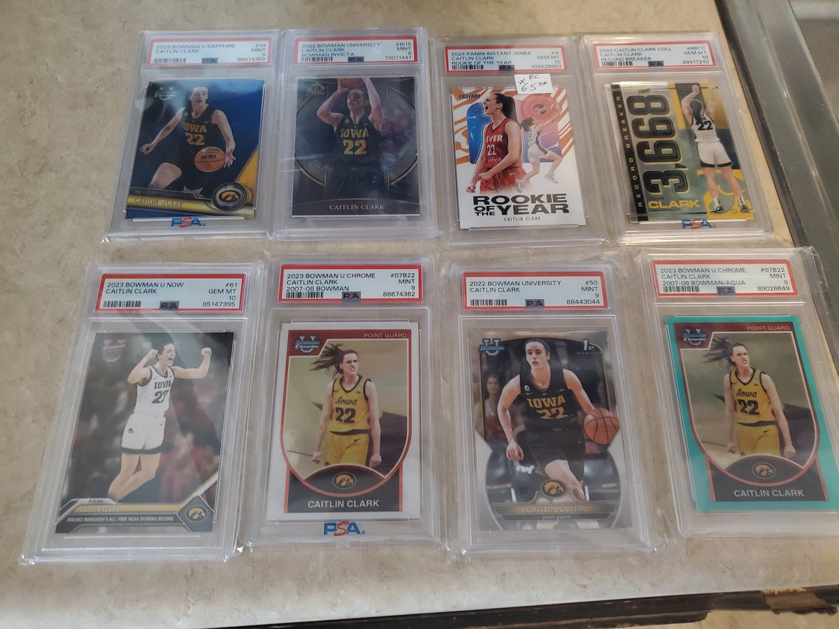 Picked up a few Caitlin Clark cards at a local show today.