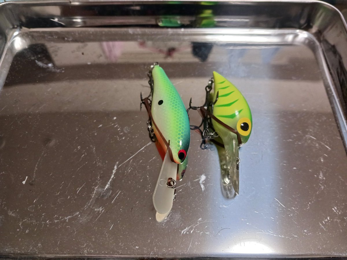 007represent's tweet image. 最近の釣果
#釣具ワールド
#ウィグラー
#ストライクシャッド