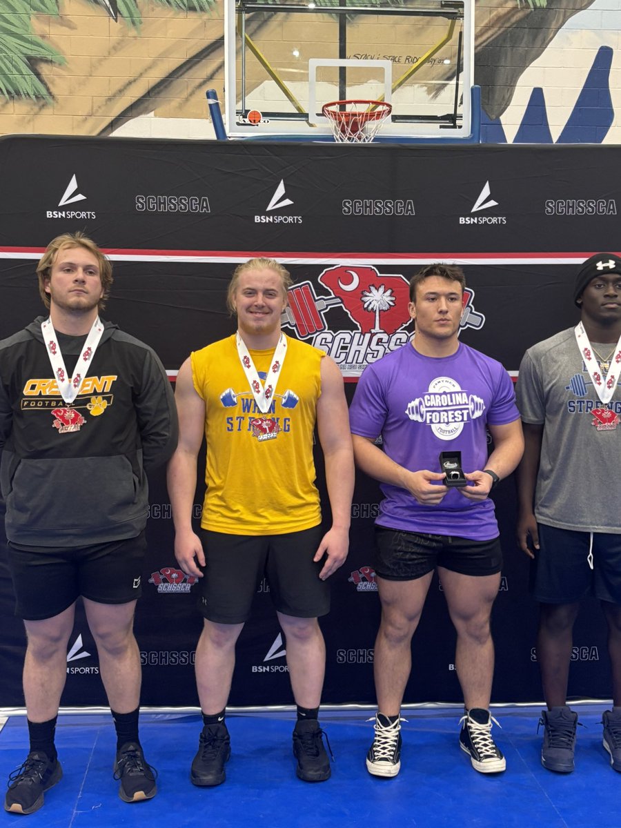 🚨All State 🚨
Congratulations to Junior Ethan O’Bryan for his performance today at the SC State Strength Meet