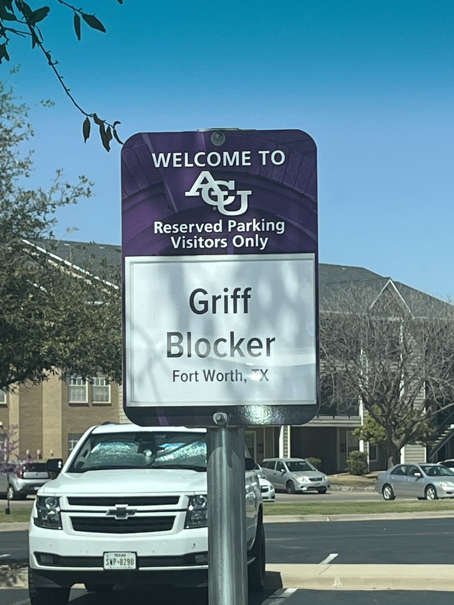 GriffinBlocker (@griffinblocker) on Twitter photo Had a great time at <a href="/ACUFootball/">ACU Football</a> spring practice! Loved getting to watch the team work and getting to talk to <a href="/LottZeke/">Zeke Lott</a>, <a href="/CoachRyanPugh/">Ryan Pugh</a>, and <a href="/JasonSmith_OL/">Jason Smith</a>! Had a great time at <a href="/ACUFootball/">ACU Football</a> spring practice! Loved getting to watch the team work and getting to talk to <a href="/LottZeke/">Zeke Lott</a>, <a href="/CoachRyanPugh/">Ryan Pugh</a>, and <a href="/JasonSmith_OL/">Jason Smith</a>!