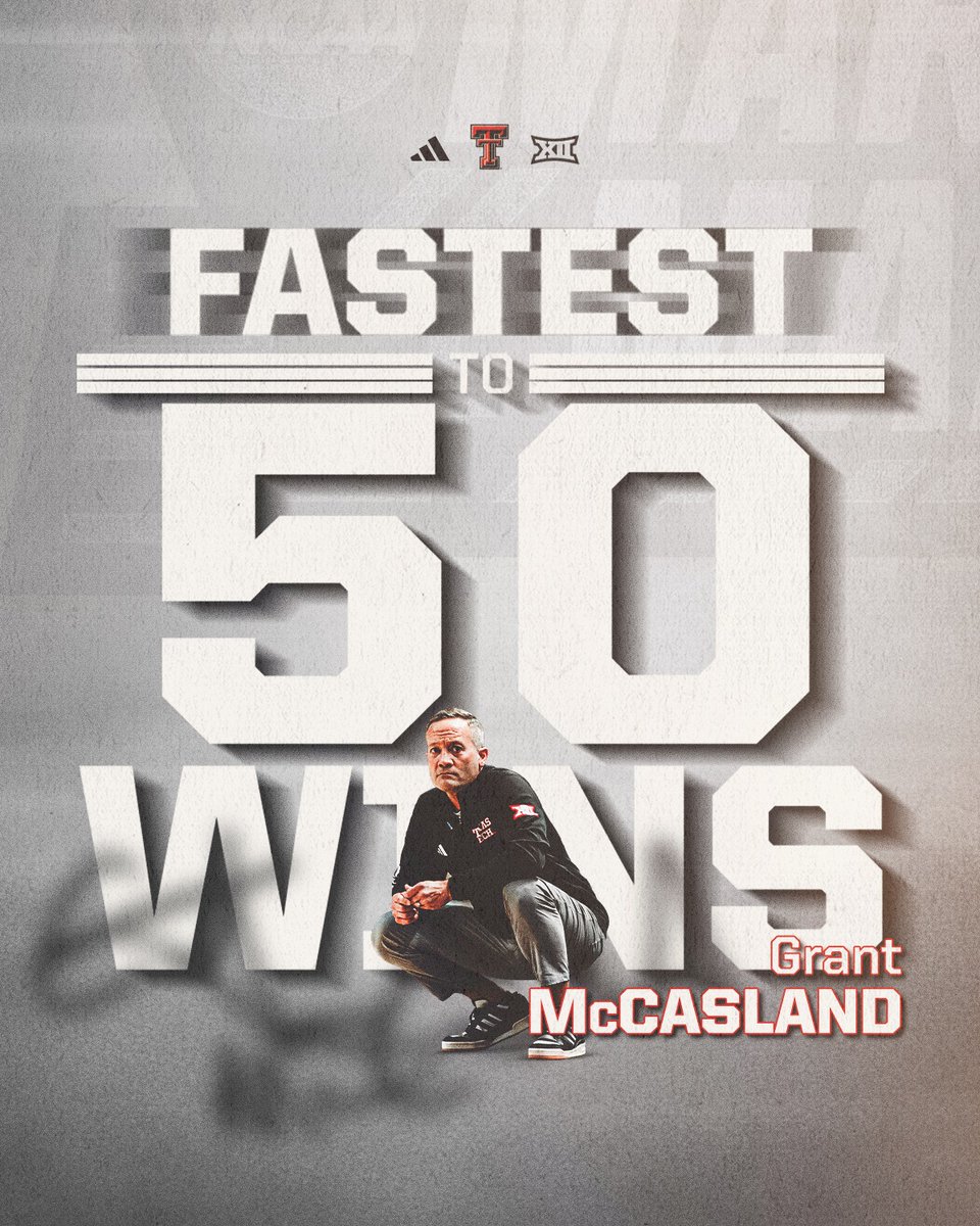 This one's a little extra sweet.

<a href="/CoachGrantMac/">Grant McCasland</a> is the fastest coach to 50 wins in program history.