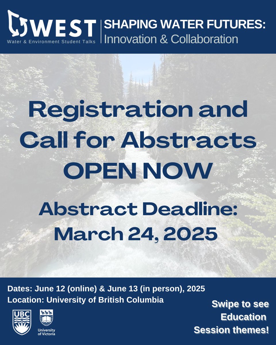 Water and Environment Student Talks Conference tweet media