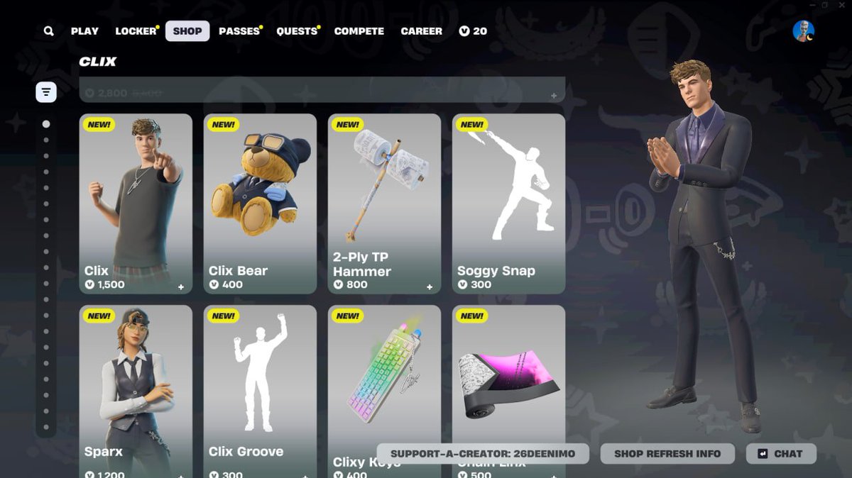 ЕБАТЬ ЭПИКИ В МАГАЗ КЛИКСА УЖЕ ЗАВЕЗЛИ , ВСЕ КТО КУПЯТ ЧО НИТЬ ИЗ МАГАЗА С ТЕГОМ АВТОРА 26deenimo , У ТЕХ МАМА БУДЕТ ЖИТЬ ДОЛЬШЕ + ГОДБЛЕСС ВСЕЙ СЕМЬЕ ОБЕСПЕЧЕН ☦️🙏🍀👆🤞📈