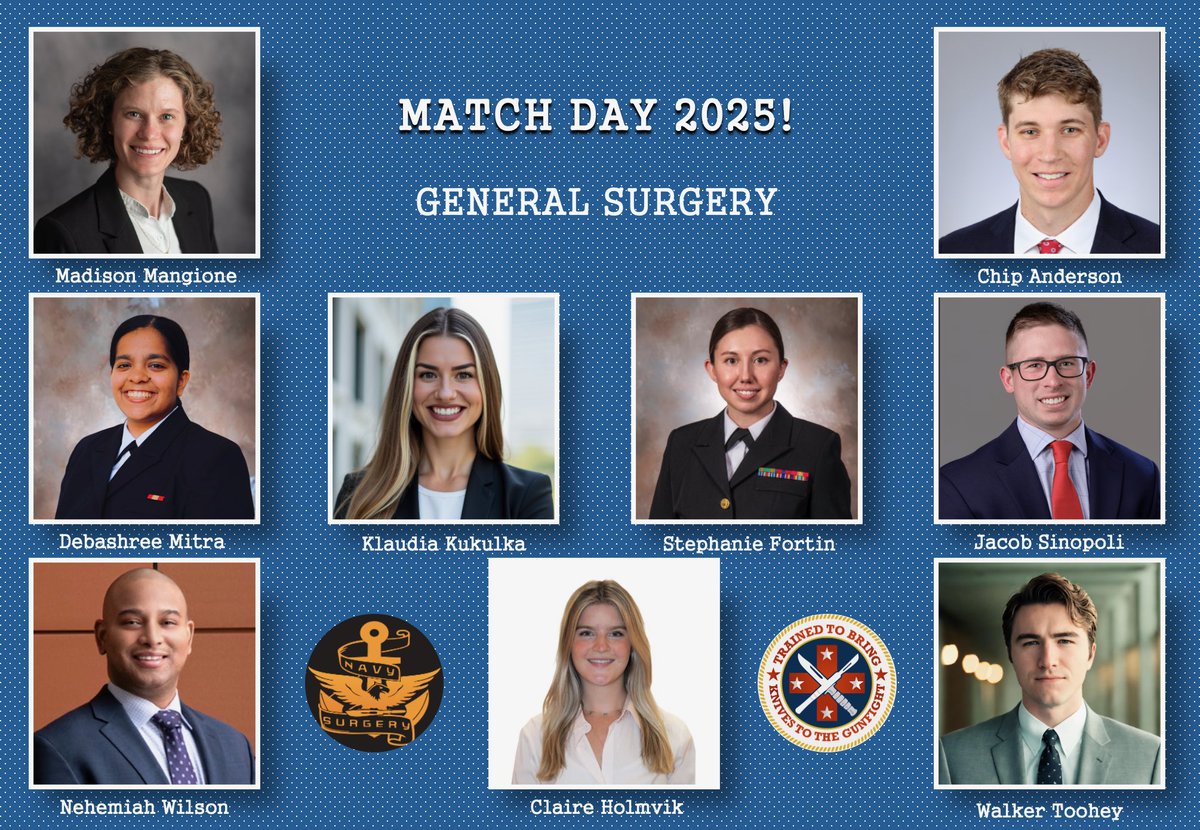 We are unbelievably excited to welcome our newest General Surgery interns, for the 2025-2026 academic year. Congratulations and welcome to the family! 🤗 #generalsurgery #Match2025 #MatchDay2025