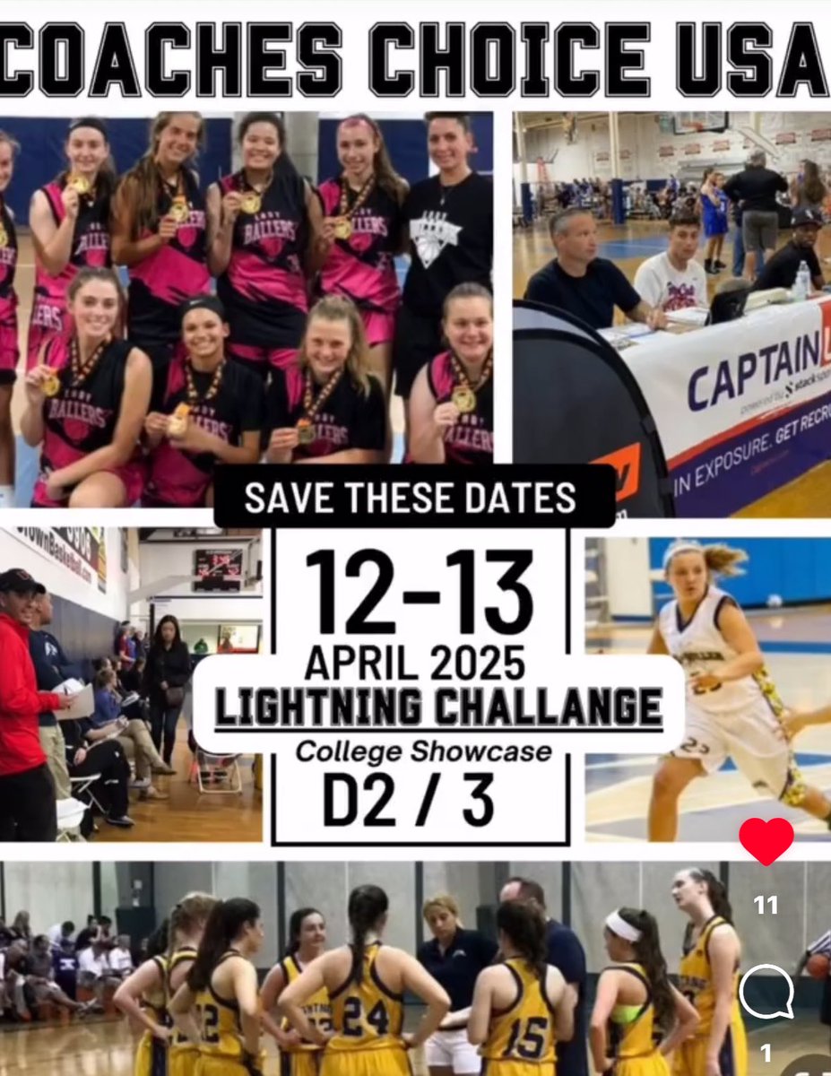 COACH'S CHOICE USA (@coachschoiceusa) on Twitter photo COACHES CHOICE USA LIGHTNING CHALLENGE D2/3 COLLEGE SHOWCASE. TO REGISTER GO TO Coacheschoiceselect.com. Last year over 70 College Coaches in attendance with 170 teams. <a href="/TeamSharp23/">Coach Sharp</a> <a href="/teamswishgirls/">Team Swish Girls Hoops</a> <a href="/ScrantonWBB/">Scranton Lady Royals</a> <a href="/coach_ames22/">Colleen Ames</a> <a href="/DeweyCoach/">Coach Dewey Hopkins</a> <a href="/WVThunderS4017U/">West Virginia Thunder P24 17U (Perry)</a> <a href="/DFSAAU/">Drill for Skill AAU</a> <a href="/nj_panthers/">NJ Panthers</a> COACHES CHOICE USA LIGHTNING CHALLENGE D2/3 COLLEGE SHOWCASE. TO REGISTER GO TO Coacheschoiceselect.com. Last year over 70 College Coaches in attendance with 170 teams. <a href="/TeamSharp23/">Coach Sharp</a> <a href="/teamswishgirls/">Team Swish Girls Hoops</a> <a href="/ScrantonWBB/">Scranton Lady Royals</a> <a href="/coach_ames22/">Colleen Ames</a> <a href="/DeweyCoach/">Coach Dewey Hopkins</a> <a href="/WVThunderS4017U/">West Virginia Thunder P24 17U (Perry)</a> <a href="/DFSAAU/">Drill for Skill AAU</a> <a href="/nj_panthers/">NJ Panthers</a>