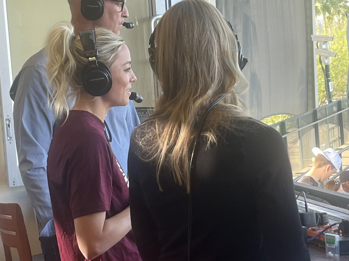 DougTammaro's tweet photo. We have @MollyMiller33 on with @lifeisgreatsut and @Jody_Jackson here at softball. https://t.co/tJa9Ytnv66