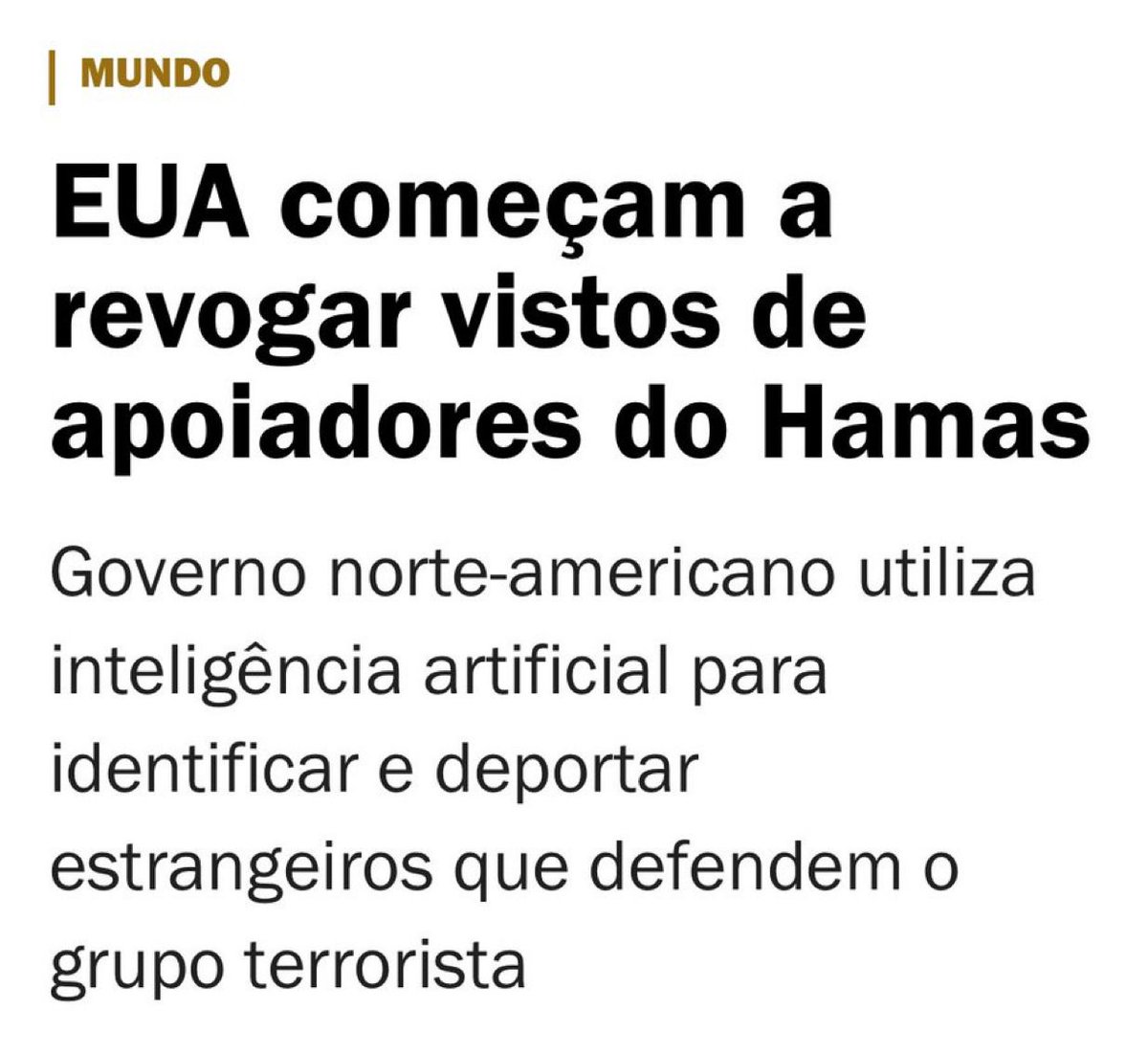 Vigilan66356230's tweet photo. Trump começa a cumprir suas promessas....No vídeo abaixo algumas figuras que assinaram em 2021 um manifesto em apoio ao Hamas ...@BolsonaroSP ,faça o favor de lembrar a algumas autoridades americanas o nomes desses apoiadores... Alô @marcorubio
Tenho certeza que gostarão se ser lembrados...Brigado ,de nada.