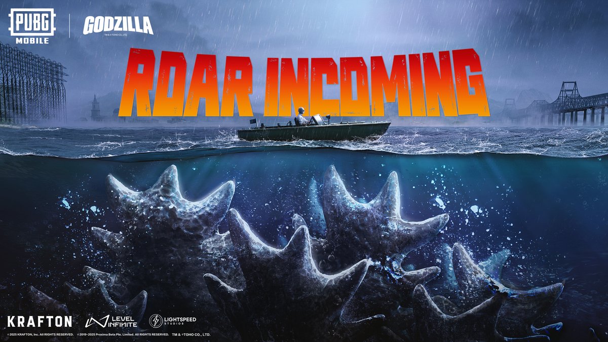 PUBGMOBILE's tweet image. The ocean shudders—what will rise?

pubgmobile.live/Godzilla2025

#NewCollab #PUBGMOBILE #PUBGMxGodzilla #Godzilla