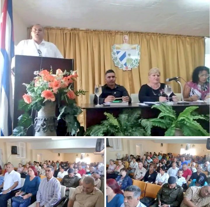 Participé en la Sesión XXII de la Asamblea Municipal del Poder Popular en #Cabaiguán, correspondiente al Mandato XVIII, reafirmando nuestro compromiso con sus delegados.  
#SanctiSpíritusEnMarcha 
#CubaVencerá