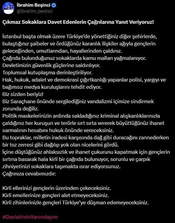 #DevletiminYanındayım