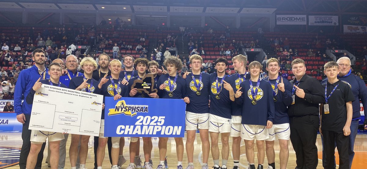 The NYSPHAA 2025
Class D State Champions 

Panama Panthers 🏆