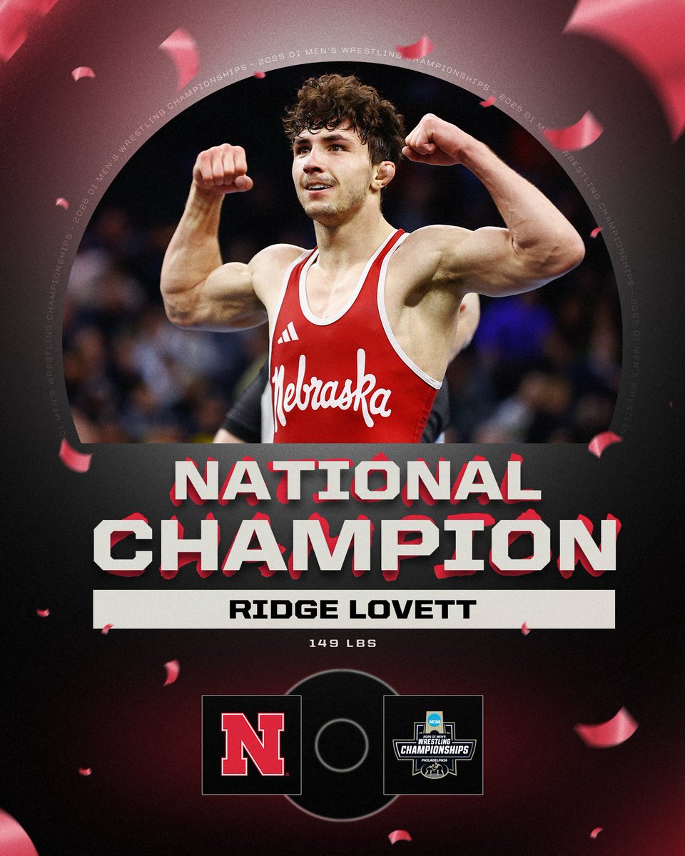NCAA Wrestling (@ncaawrestling) on Twitter photo Ridge Lovett, national champion. Has a nice ring to it 💍
(2) Ridge Lovett of <a href="/HuskerWrestling/">Nebraska Wrestling</a> defeats (1) Caleb Henson of Virginia Tech 1-0, to become a NATIONAL CHAMPION.
#NCAAWrestling Ridge Lovett, national champion. Has a nice ring to it 💍
(2) Ridge Lovett of <a href="/HuskerWrestling/">Nebraska Wrestling</a> defeats (1) Caleb Henson of Virginia Tech 1-0, to become a NATIONAL CHAMPION.
#NCAAWrestling