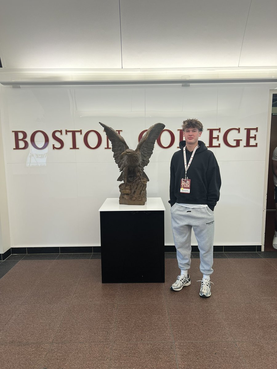Zachary McKenzie C/O 2028 QB (@zachmckenzieqb) on Twitter photo Thank you <a href="/BCFootball/">Boston College Football</a> for today!! Had a great time and learned a lot of great information about <a href="/BostonCollege/">Boston College</a>! <a href="/Coach_JDiBiaso/">Jonathan DiBiaso</a> <a href="/CoachWillBC/">Will Lawing</a> <a href="/_CoachBR/">Bryson Rosser</a> <a href="/Coach_Sets/">Coach Chris Setian</a> <a href="/SATigerFootball/">Suffield Academy Football</a>
<a href="/NE6FB_Recruits/">NE-Recruits</a> <a href="/ScoutingNE/">Coach Silva</a> <a href="/QBHitList/">QBHitList.com</a> Thank you <a href="/BCFootball/">Boston College Football</a> for today!! Had a great time and learned a lot of great information about <a href="/BostonCollege/">Boston College</a>! <a href="/Coach_JDiBiaso/">Jonathan DiBiaso</a> <a href="/CoachWillBC/">Will Lawing</a> <a href="/_CoachBR/">Bryson Rosser</a> <a href="/Coach_Sets/">Coach Chris Setian</a> <a href="/SATigerFootball/">Suffield Academy Football</a>
<a href="/NE6FB_Recruits/">NE-Recruits</a> <a href="/ScoutingNE/">Coach Silva</a> <a href="/QBHitList/">QBHitList.com</a>