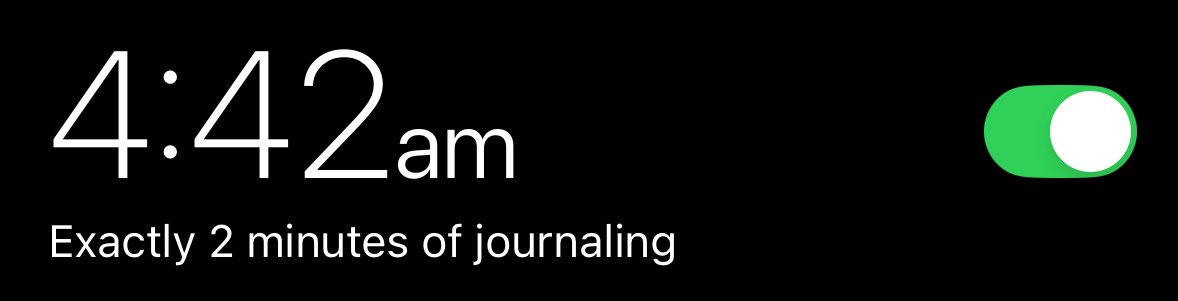 I’m ready for tomorrow