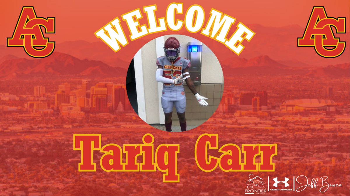 Tariq Carr (@green3mean) on Twitter photo I’m excited to announce that I will be continuing my education and football career at Arizona Christian University <a href="/JUCOFFrenzy/">JUCO Football Frenzy</a> <a href="/firestormfb/">ACU Football 🔥</a> <a href="/CoachM_Justin/">Marcellus Justin</a> <a href="/GLENDALE_GRIT/">VAQS_Coach_Farwell_OAVAAV</a> #Committed I’m excited to announce that I will be continuing my education and football career at Arizona Christian University <a href="/JUCOFFrenzy/">JUCO Football Frenzy</a> <a href="/firestormfb/">ACU Football 🔥</a> <a href="/CoachM_Justin/">Marcellus Justin</a> <a href="/GLENDALE_GRIT/">VAQS_Coach_Farwell_OAVAAV</a> #Committed
