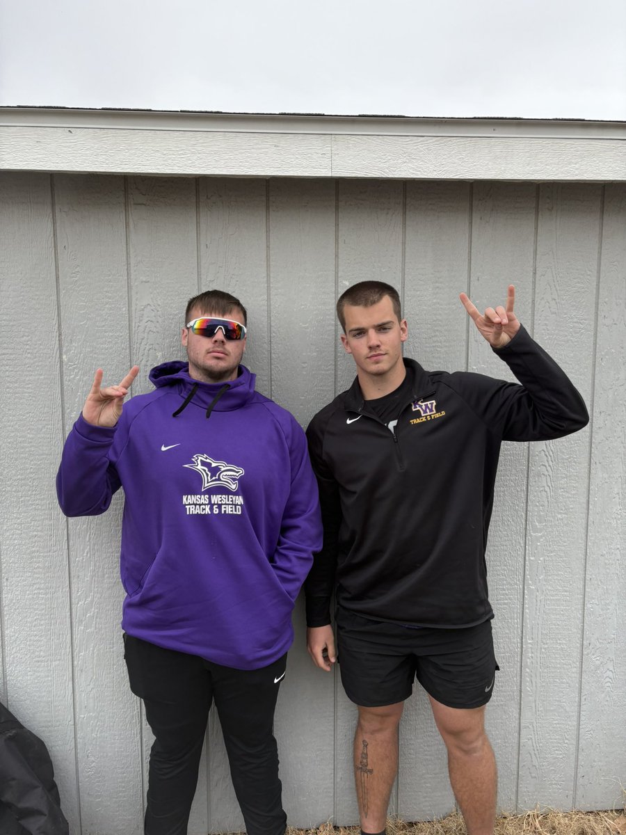 Keegan Lott cleaned up with two PR’s today in the discus and javelin! His discus toss of 48.85 was good enough to win the meet!

Freshman Austin Baird cracked the 40 meter mark in the hammer to move to 8th in school history!
