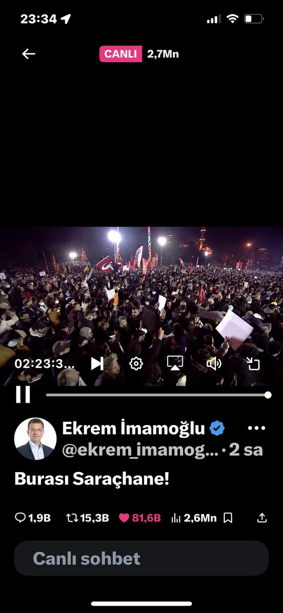 #Saraçhane #ekrenimamoğluyalnızdegildir