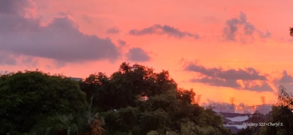 CherScheff's tweet image. Blink, and you would've missed this...
Bright start to Sunday Sunrise 
#Sydneyskies 
Expand for full view😊
#Sydneyweather 
Good morning 🧡🩷