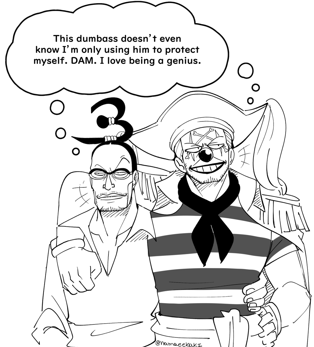namaeekaki's tweet photo. 3buggy/guggy after marineford🕯️🤡 easily explained
(翻訳 👉 alt ) https://t.co/pjjZNNRBni