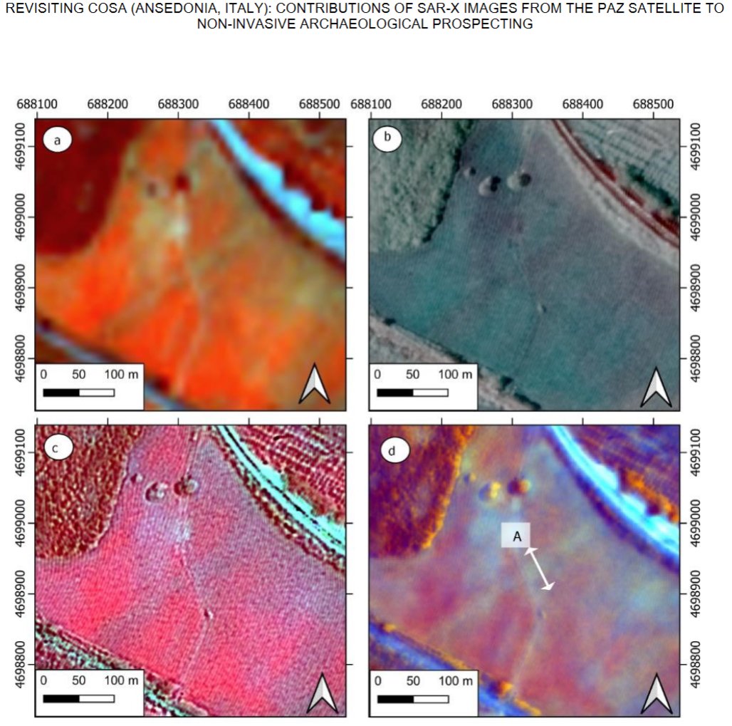 Virtual Archaeol Rev (@varjournal) on Twitter photo Revisiting Cosa (Ansedonia, Italy): contributions of SAR-X images from the PAZ satellite to non-invasive archaeological prospecting doi.org/10.4995/var.20… by J. I. Fiz Fernández, P. M. Martín Serrano, M. Grau <a href="/universitatURV/">Universitat Rovira i Virgili</a> <a href="/ICAC_cat/">ICAC-CERCA, Institut Català d'Arqueologia Clàssica</a> T. Cartes <a href="/ajlarapita/">Ajuntament de la Ràpita</a> #PAZ #SAR #LiDAR Revisiting Cosa (Ansedonia, Italy): contributions of SAR-X images from the PAZ satellite to non-invasive archaeological prospecting doi.org/10.4995/var.20… by J. I. Fiz Fernández, P. M. Martín Serrano, M. Grau <a href="/universitatURV/">Universitat Rovira i Virgili</a> <a href="/ICAC_cat/">ICAC-CERCA, Institut Català d'Arqueologia Clàssica</a> T. Cartes <a href="/ajlarapita/">Ajuntament de la Ràpita</a> #PAZ #SAR #LiDAR