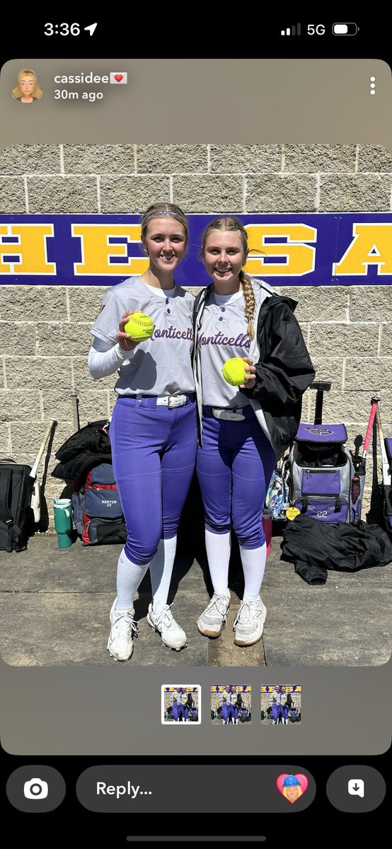 IsabellaBeery55's tweet image. Great day for the sages!! Back to back 💣 for @StoffelCassidee and I! In addition I went 3/4 with 2 RBI
@HCC_Softball @K__Goodman_97 @CobrasParkland @LSementi @daccwsb @EIU_Softball @SIUESB @sages_softball
