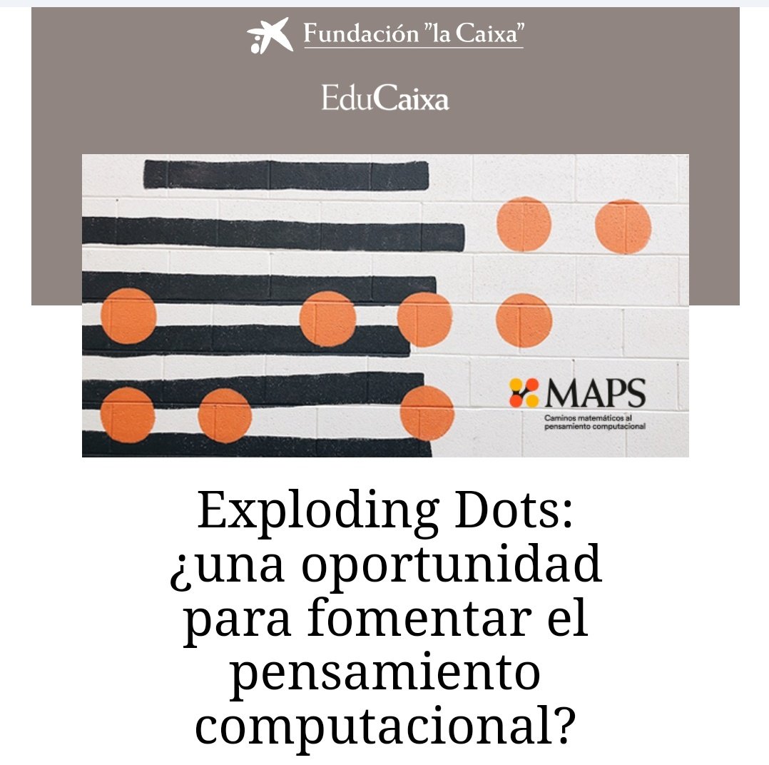 andrestweetter's tweet image. Formació docent sobre #explodingdots amb @jamestanton globalmathproject.org/exploding-dots/