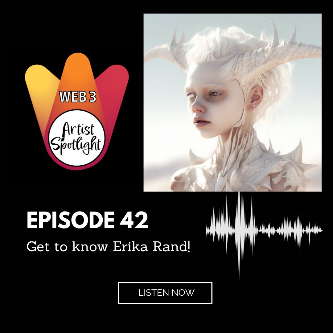 Jancarlo (@jancarlo316) on Twitter photo 🚨 New Podcast Episode 🚨
Just dropped another episode from our Artist Spotlight series on the podcast! 🎙️
Last year, we had the absolute pleasure of speaking with Costa Rican-American artist, filmmaker, and curator <a href="/erikarand/">Erika Rand</a> — and I consider it one of my all-time favorite 🚨 New Podcast Episode 🚨
Just dropped another episode from our Artist Spotlight series on the podcast! 🎙️
Last year, we had the absolute pleasure of speaking with Costa Rican-American artist, filmmaker, and curator <a href="/erikarand/">Erika Rand</a> — and I consider it one of my all-time favorite