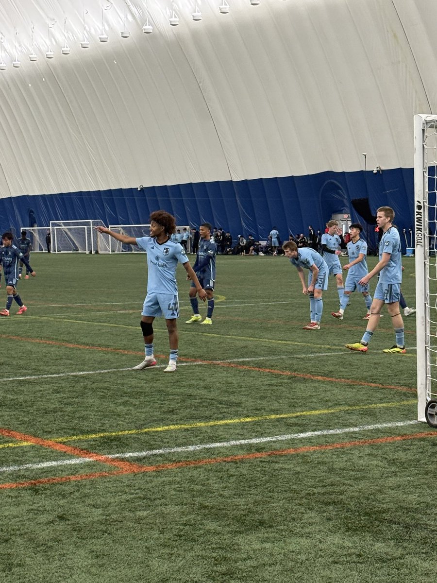 FirstTouchDev's tweet photo. Another good shift and 3pts for #mnufcacademy over SKC academy. #mlsnext 📈 https://t.co/9h4i93iR05