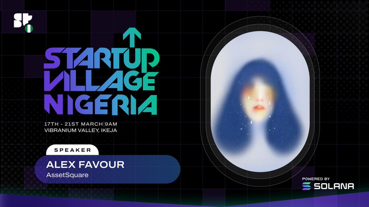 Asset Square (@assetsquare_) on Twitter photo Asset Square was present at the just concluded Startup Village Nigeria.
Special Thanks to <a href="/SuperteamNG/">Superteam Nigeria</a> for opportunity to pitch our product on a global stage. Asset Square was present at the just concluded Startup Village Nigeria.
Special Thanks to <a href="/SuperteamNG/">Superteam Nigeria</a> for opportunity to pitch our product on a global stage.