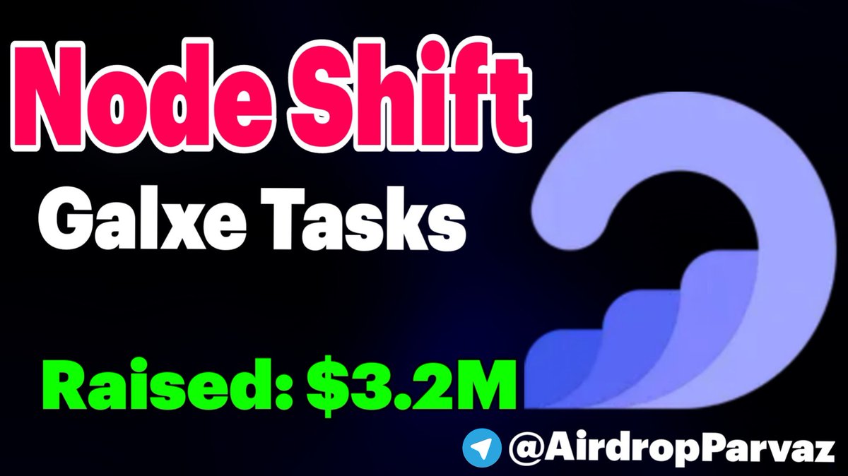 apzair1's tweet photo. ✈️ #Nodeshift galxe tasks ( #depin ) #Airdrop
Raised: $3.2M
Like & retweet for other Users ❤️
Nodeshift Waitlist
https://t.co/LV3nG2fUCp
NodeShift Guild
Get roles
https://t.co/bLg9eqDg3D
\\\\\\\\\\\\\\\\\\\\\\\\\\
Galxe tasks
Task 1 https://t.co/rXin5gsWFK
Task 2
https://t.co/DUv0An7ePd
Answers
AWS, Azure, and Google Cloud
60%
All of the bove
Task 3
https://t.co/KNksruaptD
Answers
BB 80%
Task 4
https://t.co/zW7hRFyyEk
Answer: NUTS
Task 5
https://t.co/W14ZkmVJUN
Answer 21848
Task 6
https://t.co/HgfU6AMy8x
Answer 72627
Task 7
https://t.co/o92dLkAZ44
Answer: 12240105
Task 8
https://t.co/wdeSBywwqj
Answer nuts are tasty
Task 9
https://t.co/LbtHZ83yeK
Answer 79258