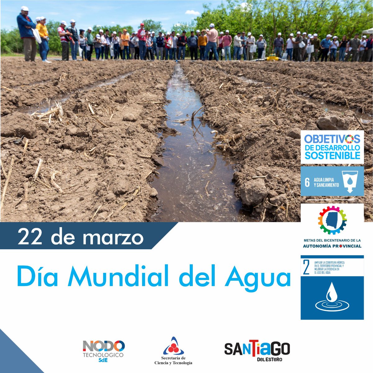 #22demarzo Día Mundial del #Agua💧 

Su principal objetivo es generar conciencia acerca de la importancia de cuidar este recurso natural en el planeta, un elemento vital para todas las especies.