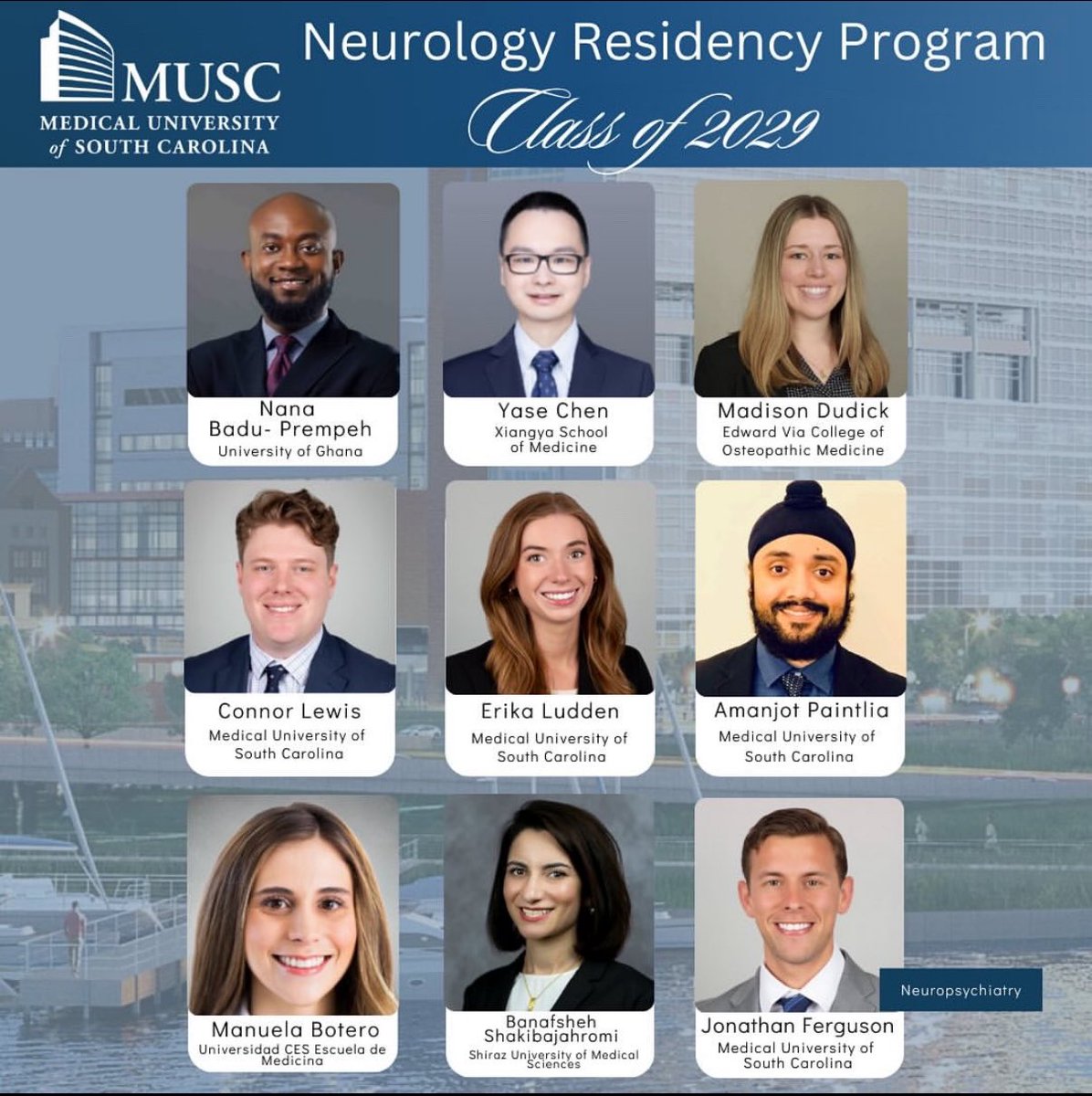 Banafsheh Shakibajahromi (@banafsheh_shak) on Twitter photo My heart took me to the beautiful Charleston!❤️ I am more than happy to be a new member of this amazing family <a href="/MuscNeurology/">MUSC Neurology</a> and forever grateful for my time <a href="/PennNeurology/">University of Pennsylvania Neurology</a>!#match2025#matchday2025 My heart took me to the beautiful Charleston!❤️ I am more than happy to be a new member of this amazing family <a href="/MuscNeurology/">MUSC Neurology</a> and forever grateful for my time <a href="/PennNeurology/">University of Pennsylvania Neurology</a>!#match2025#matchday2025