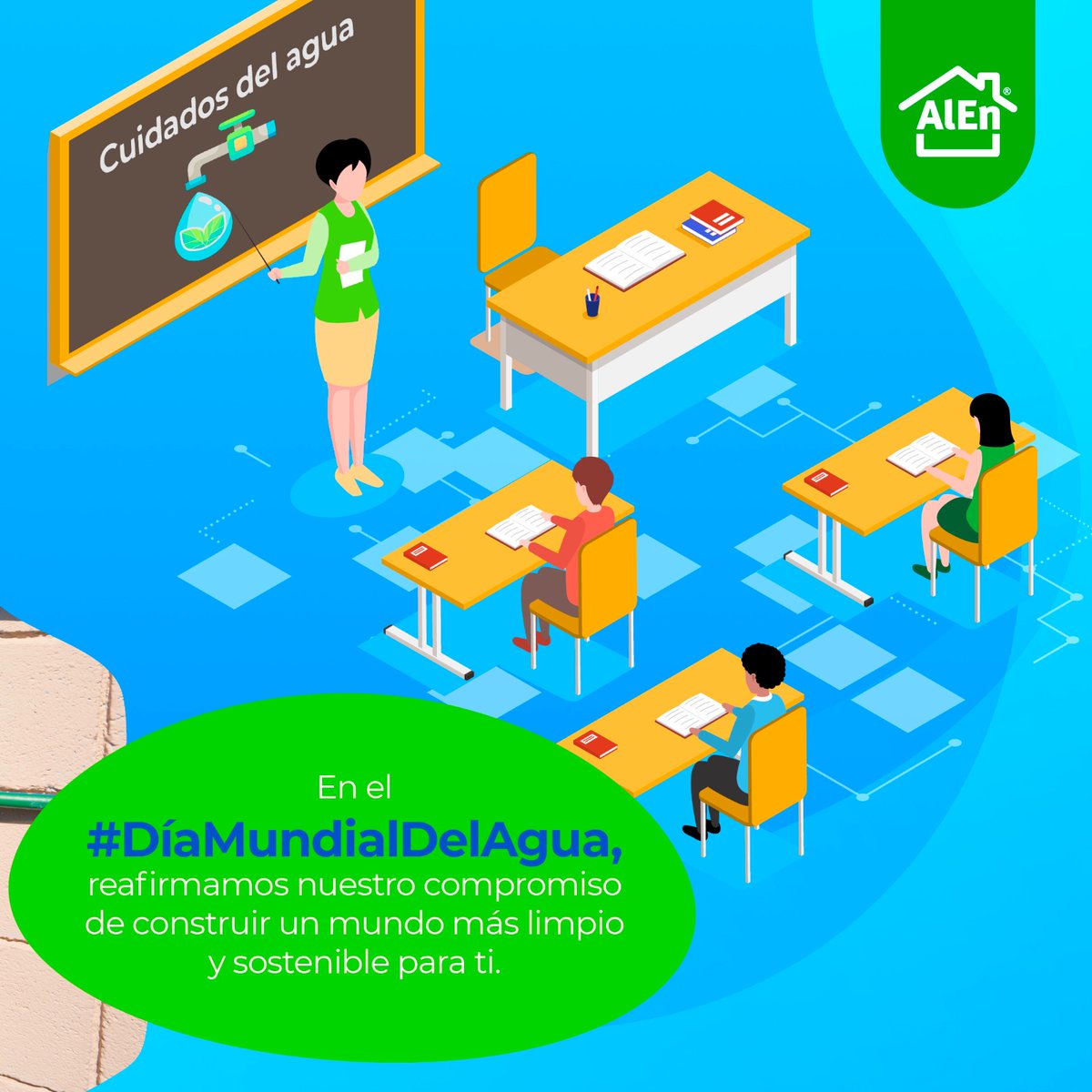 En el #DíaMundialDelAgua, reafirmamos nuestro compromiso de construir un mundo más limpio y sostenible para ti. ​

Un ejemplo vivo es nuestro programa Agua en mi Escuela💧 Conoce más👇🏻