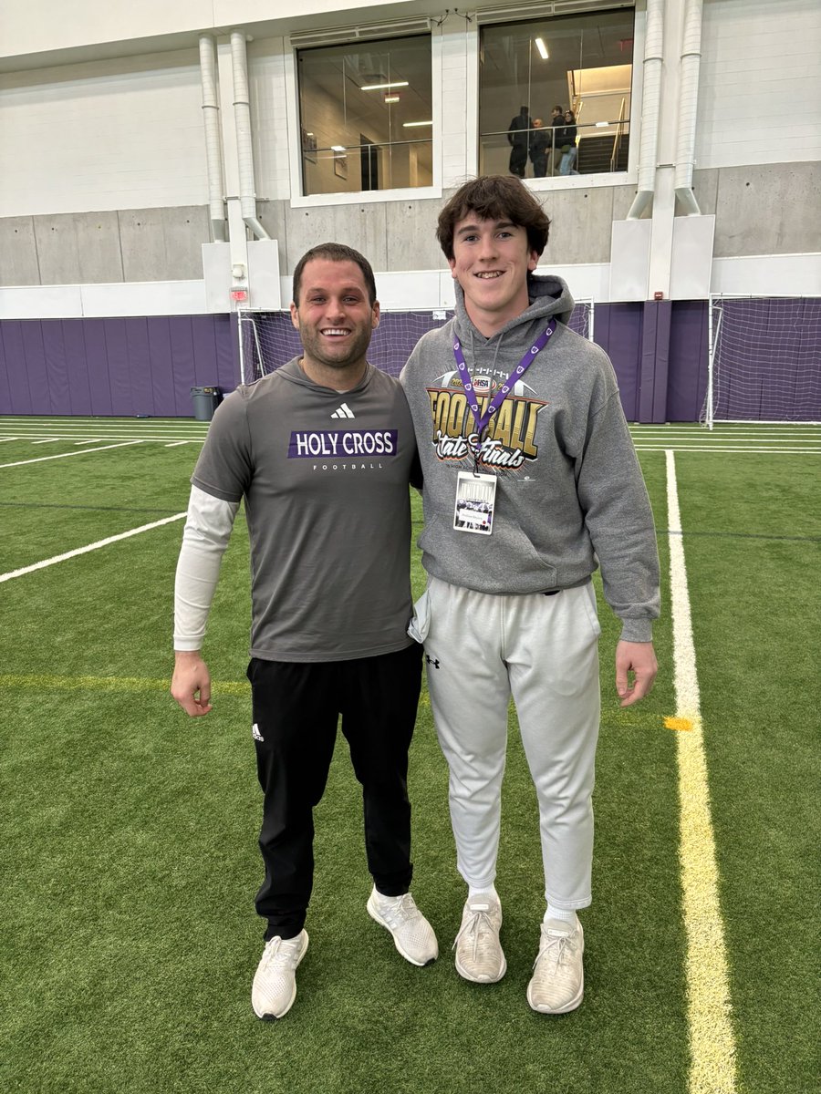 Andrew Meyers (@andrew15meyers) on Twitter photo Really enjoyed being able to check out <a href="/HCrossFB/">Holy Cross Football</a> and talk to coaches and players today on my visit. Thank you to <a href="/Coach_JWalsh/">Jimmy Walsh</a> and <a href="/CoachRobbat/">Bryan Robbat</a> for the invitation.
<a href="/DePaulPrepFB/">DePaulPrepFB</a> <a href="/coachpass23/">Michael Passarella</a> <a href="/CoachBizz/">Nick Bizzieri</a> <a href="/CoachBorsch/">Grant Borsch</a> <a href="/KylePetros1/">Coach Petros</a> <a href="/EDGYTIM/">Timothy “EDGYTIM” OHalloran</a> <a href="/DeepDishFB/">DEEP DISH FOOTBALL</a> <a href="/PrepRedzoneIL/">Prep Redzone Illinois</a> <a href="/NolanOwenLS/">Nolan's Long Snapping</a> Really enjoyed being able to check out <a href="/HCrossFB/">Holy Cross Football</a> and talk to coaches and players today on my visit. Thank you to <a href="/Coach_JWalsh/">Jimmy Walsh</a> and <a href="/CoachRobbat/">Bryan Robbat</a> for the invitation.
<a href="/DePaulPrepFB/">DePaulPrepFB</a> <a href="/coachpass23/">Michael Passarella</a> <a href="/CoachBizz/">Nick Bizzieri</a> <a href="/CoachBorsch/">Grant Borsch</a> <a href="/KylePetros1/">Coach Petros</a> <a href="/EDGYTIM/">Timothy “EDGYTIM” OHalloran</a> <a href="/DeepDishFB/">DEEP DISH FOOTBALL</a> <a href="/PrepRedzoneIL/">Prep Redzone Illinois</a> <a href="/NolanOwenLS/">Nolan's Long Snapping</a>