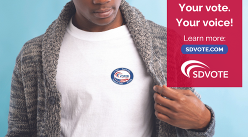 SanDiegoCounty's tweet photo. Your voice matters. That's why it's important to register to vote! It's easy, register online at https://t.co/Z5Eg0Ud4pJ #SDVOTE https://t.co/5K8sTg2dWx