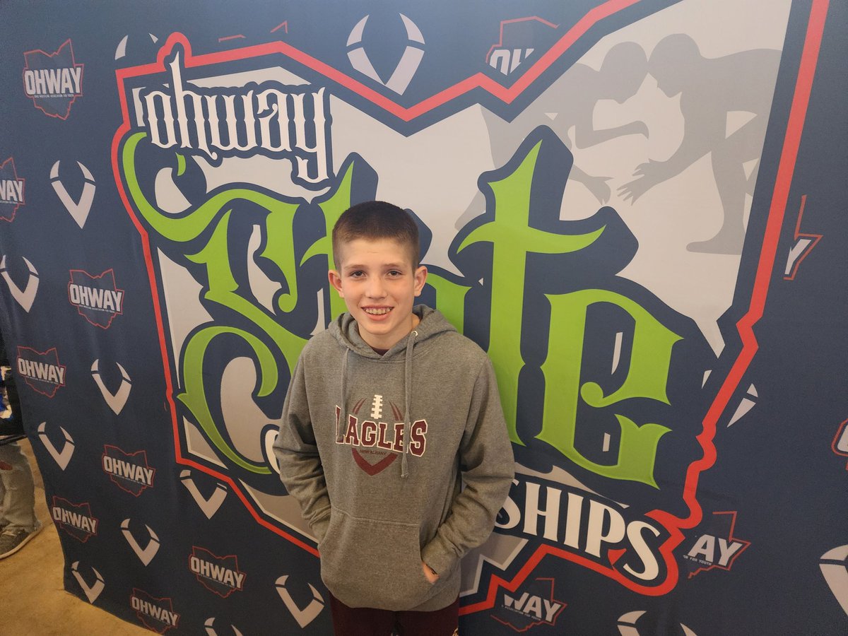 This dude battled all day at his State Tournament, finished just off the podium, going 3 -2.  Super proud how hard he has worked this season.