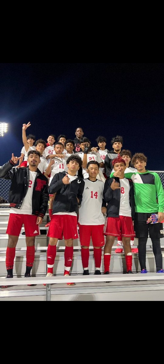 Congratulations to Coach Dobbs and our Varsity Soccer team on having a great season. Thank you gentlemen! #THEEAST <a href="/FurrHS/">Furr High School</a> <a href="/HISDAthletics/">Houston ISD Athletics & UIL Academics</a>