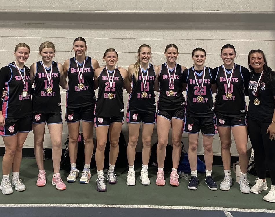 Wooster Spring Shootout Champs!🏆🏀💗🩵